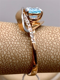 *Кольцо р.18 Топаз цв Красное арт. 01-5330-00-201-1110-57-467 (вес 3,45 г) - фото 341638 *Кольцо р.18 Топаз цв Красное арт. 01-5330-00-201-1110-57-467 (вес 3,45 г) - фото 341638