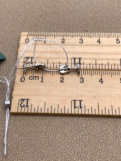 *Пусеты Белый Фианит цв Белое арт. 02-3694-00-401-1120-03-503 (вес 1,15 г) - фото 341666 *Пусеты Белый Фианит цв Белое арт. 02-3694-00-401-1120-03-503 (вес 1,15 г) - фото 341666