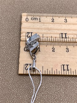 *Подвеска Белый Фианит цв Белое арт. 03-2792-00-401-1120-48-936 (вес 1,76 г) - фото 341685