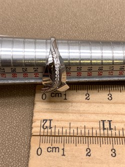 *Кольцо р.20 Белый Фианит цв Белое арт. 01-5236-00-401-1120-64-999 (вес 3,71 г) - фото 341724