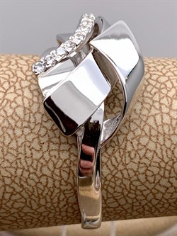 *Кольцо р.20 Белый Фианит цв Белое арт. 01-5236-00-401-1120-64-999 (вес 3,71 г) - фото 341726