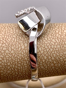 *Кольцо р.20 Белый Фианит цв Белое арт. 01-5236-00-401-1120-64-999 (вес 3,71 г) - фото 341728