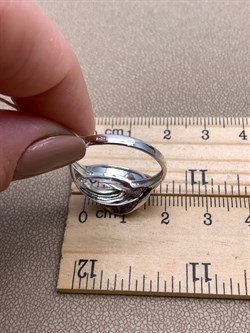 *Кольцо р.20 Белый Фианит цв Белое арт. 01-5236-00-401-1120-64-999 (вес 3,71 г) - фото 341731