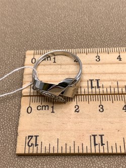 *Кольцо р.20 Белый Фианит цв Белое арт. 01-5236-00-401-1120-64-999 (вес 3,71 г) - фото 341732