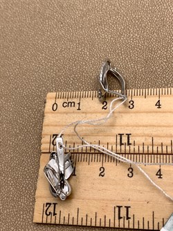 *Серьги Белый Фианит цв Белое арт. 02-4046-00-401-1120-48-782 (вес 3,87 г) - фото 341851 *Серьги Белый Фианит цв Белое арт. 02-4046-00-401-1120-48-782 (вес 3,87 г) - фото 341851