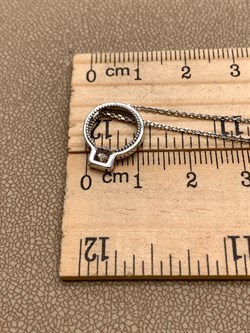 *Колье 45-50 см. Белый Фианит цв Белое арт. 07-0195-00-501-1120-38-747 (вес 3,05 г) - фото 341878 *Колье 45-50 см. Белый Фианит цв Белое арт. 07-0195-00-501-1120-38-747 (вес 3,05 г) - фото 341878