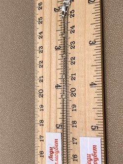 *Колье 45-50 см. Белый Фианит цв Белое арт. 07-0195-00-501-1120-38-747 (вес 3,05 г) - фото 341879 *Колье 45-50 см. Белый Фианит цв Белое арт. 07-0195-00-501-1120-38-747 (вес 3,05 г) - фото 341879