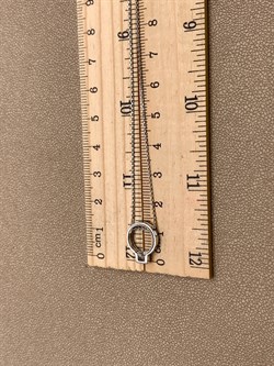 *Колье 45-50 см. Белый Фианит цв Белое арт. 07-0195-00-501-1120-38-747 (вес 3,05 г) - фото 341880 *Колье 45-50 см. Белый Фианит цв Белое арт. 07-0195-00-501-1120-38-747 (вес 3,05 г) - фото 341880