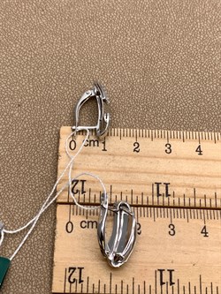 *Серьги Белый Фианит цв Белое арт. 02-4044-00-401-1120-48-412 (вес 3,52 г) - фото 342015 *Серьги Белый Фианит цв Белое арт. 02-4044-00-401-1120-48-412 (вес 3,52 г) - фото 342015