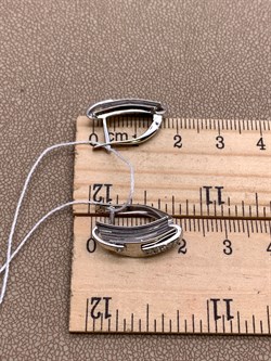 *Серьги Белый Фианит цв Белое арт. 02-4044-00-401-1120-48-412 (вес 3,52 г) - фото 342016 *Серьги Белый Фианит цв Белое арт. 02-4044-00-401-1120-48-412 (вес 3,52 г) - фото 342016