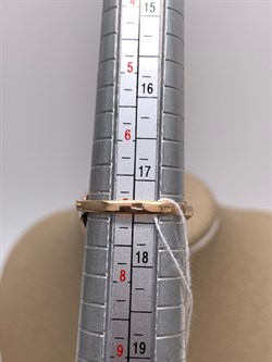 *Кольцо р.17,5 цв Красное, Белое арт. 01-5139-00-000-1111-48-739 (вес 3,63 г) - фото 342114