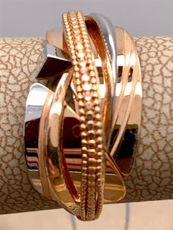 *Кольцо р.17,5 цв Красное, Белое арт. 01-5139-00-000-1111-48-739 (вес 3,63 г) - фото 342115