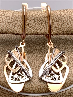 *Серьги цв Красное, Белое арт. 02-4223-00-000-1111-48-344 (вес 3,47 г) - фото 342186 *Серьги цв Красное, Белое арт. 02-4223-00-000-1111-48-344 (вес 3,47 г) - фото 342186