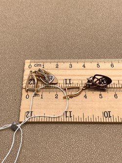 *Серьги цв Красное, Белое арт. 02-4223-00-000-1111-48-344 (вес 3,47 г) - фото 342188 *Серьги цв Красное, Белое арт. 02-4223-00-000-1111-48-344 (вес 3,47 г) - фото 342188