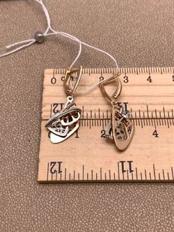 *Серьги цв Красное, Белое арт. 02-4223-00-000-1111-48-344 (вес 3,47 г) - фото 342189 *Серьги цв Красное, Белое арт. 02-4223-00-000-1111-48-344 (вес 3,47 г) - фото 342189