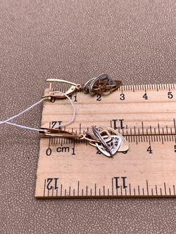 *Серьги цв Красное, Белое арт. 02-4223-00-000-1111-48-344 (вес 3,47 г) - фото 342190 *Серьги цв Красное, Белое арт. 02-4223-00-000-1111-48-344 (вес 3,47 г) - фото 342190