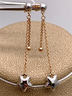 *Серьги Пусеты цв Красное, Белое арт. 02-4140-00-000-1111-01-826 (вес 1,96 г) - фото 342194 *Серьги Пусеты цв Красное, Белое арт. 02-4140-00-000-1111-01-826 (вес 1,96 г) - фото 342194