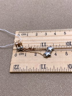 *Серьги Пусеты цв Красное, Белое арт. 02-4140-00-000-1111-01-826 (вес 1,96 г) - фото 342196 *Серьги Пусеты цв Красное, Белое арт. 02-4140-00-000-1111-01-826 (вес 1,96 г) - фото 342196