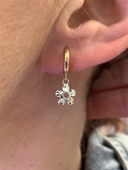 *Серьги Конго цв Красное, Белое арт. 02-0619-00-000-1111-04-439 (вес 2,06 г) - фото 342214 *Серьги Конго цв Красное, Белое арт. 02-0619-00-000-1111-04-439 (вес 2,06 г) - фото 342214