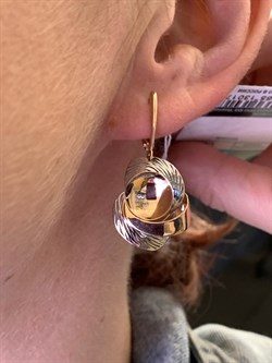 *Серьги цв Красное, Белое арт. 02-3786-00-000-1111-48-173 (вес 4,72 г) - фото 342241 *Серьги цв Красное, Белое арт. 02-3786-00-000-1111-48-173 (вес 4,72 г) - фото 342241