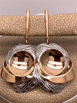 *Серьги цв Красное, Белое арт. 02-3786-00-000-1111-48-173 (вес 4,72 г) - фото 342242 *Серьги цв Красное, Белое арт. 02-3786-00-000-1111-48-173 (вес 4,72 г) - фото 342242