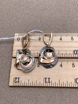 *Серьги цв Красное, Белое арт. 02-3786-00-000-1111-48-173 (вес 4,72 г) - фото 342244 *Серьги цв Красное, Белое арт. 02-3786-00-000-1111-48-173 (вес 4,72 г) - фото 342244