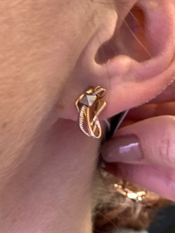 *Серьги цв Красное, Белое арт. 02-4118-00-000-1111-04-448 (вес 3,05 г) - фото 342248 *Серьги цв Красное, Белое арт. 02-4118-00-000-1111-04-448 (вес 3,05 г) - фото 342248