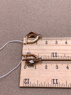 *Серьги цв Красное, Белое арт. 02-4118-00-000-1111-04-448 (вес 3,05 г) - фото 342253 *Серьги цв Красное, Белое арт. 02-4118-00-000-1111-04-448 (вес 3,05 г) - фото 342253