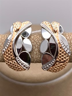 *Серьги цв Красное, Белое арт. 02-4018-00-000-1111-48-809 (вес 3,65 г) - фото 342277 *Серьги цв Красное, Белое арт. 02-4018-00-000-1111-48-809 (вес 3,65 г) - фото 342277