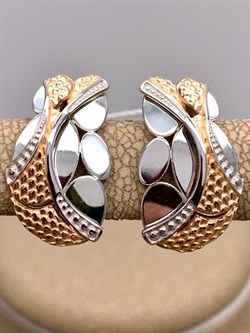 *Серьги цв Красное, Белое арт. 02-4018-00-000-1111-48-809 (вес 3,65 г) - фото 342279 *Серьги цв Красное, Белое арт. 02-4018-00-000-1111-48-809 (вес 3,65 г) - фото 342279