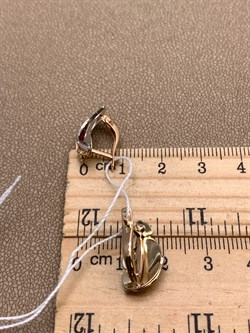 *Серьги цв Красное, Белое арт. 02-4018-00-000-1111-48-809 (вес 3,65 г) - фото 342280 *Серьги цв Красное, Белое арт. 02-4018-00-000-1111-48-809 (вес 3,65 г) - фото 342280