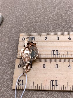 *Подвеска Сова цв Красное арт. 03-2847-00-000-1111-59-224 вес 3,28 г - фото 342325