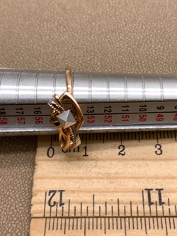 *Кольцо р.17,5 цв Красное, Белое арт. 01-5129-00-000-1111-04-731 (вес 2,2 г) - фото 342381