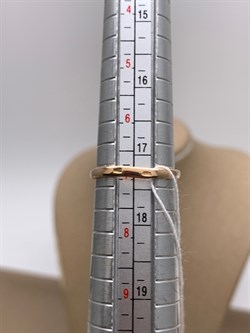 *Кольцо р.17,5 цв Красное, Белое арт. 01-5129-00-000-1111-04-731 (вес 2,2 г) - фото 342382