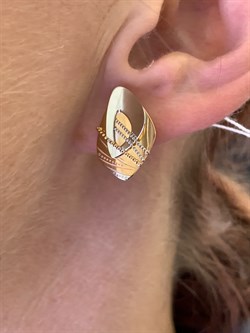 *Серьги цв Красное, Белое арт. 02-3990-00-000-1111-42-071 (вес 3,15 г) - фото 342397 *Серьги цв Красное, Белое арт. 02-3990-00-000-1111-42-071 (вес 3,15 г) - фото 342397