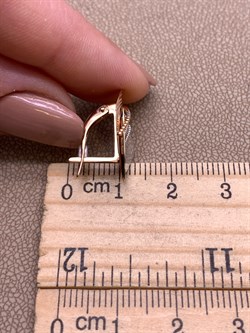 *Серьги цв Красное, Белое арт. 02-3990-00-000-1111-42-071 (вес 3,15 г) - фото 342401 *Серьги цв Красное, Белое арт. 02-3990-00-000-1111-42-071 (вес 3,15 г) - фото 342401