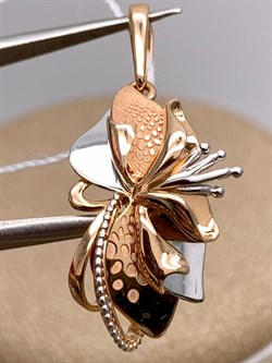 *Подвеска цв Красное, Белое арт. 03-2790-00-000-1111-48-391 (вес 1,69 г) - фото 342423