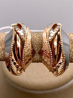 *Серьги цв Красное, Белое арт. 02-4091-00-000-1111-48-497 (вес 4,24 г) - фото 342470 *Серьги цв Красное, Белое арт. 02-4091-00-000-1111-48-497 (вес 4,24 г) - фото 342470