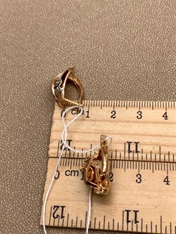 *Серьги цв Красное, Белое арт. 02-4268-00-000-1111-64-779 (вес 5,26 г) - фото 342477 *Серьги цв Красное, Белое арт. 02-4268-00-000-1111-64-779 (вес 5,26 г) - фото 342477