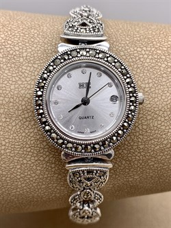 *Часы р.18,5 Марказит арт. HW213-171 вес 30,74 г - фото 342656 *Часы р.18,5 Марказит арт. HW213-171 вес 30,74 г - фото 342656