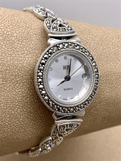 *Часы р.18,5 Марказит арт. HW213-171 вес 30,74 г - фото 342657 *Часы р.18,5 Марказит арт. HW213-171 вес 30,74 г - фото 342657