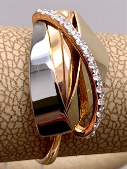 *Кольцо р.18 цв Лимонное, Красное, Белое арт. 01-5092-00-401-1140-03-860 (вес 2,67 г) - фото 342668 *Кольцо р.18 цв Лимонное, Красное, Белое арт. 01-5092-00-401-1140-03-860 (вес 2,67 г) - фото 342668