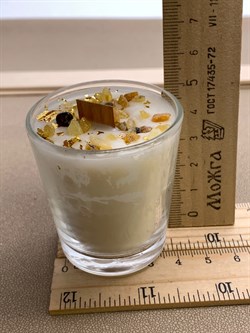 Свеча соевая янтарь поталь арт 240515 вес 109,73 гр - фото 342750 Свеча соевая янтарь поталь арт 240515 вес 109,73 гр - фото 342750