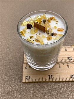 Свеча соевая янтарь поталь арт 240515 вес 109,73 гр - фото 342751 Свеча соевая янтарь поталь арт 240515 вес 109,73 гр - фото 342751