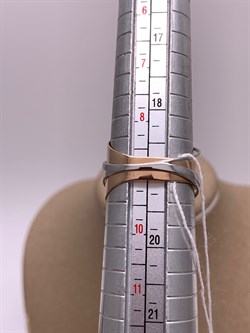 *Кольцо р.19 Белый Фианит цв Красное и Белое арт. 01-5002-00-401-1111-03-034 (вес 3,83 г) - фото 342822 *Кольцо р.19 Белый Фианит цв Красное и Белое арт. 01-5002-00-401-1111-03-034 (вес 3,83 г) - фото 342822