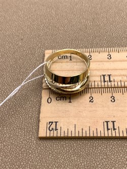 *Кольцо р.20 Белый Фианит цв  Лимонное, Белое арт. 01-5239-00-401-1121-42-419 (вес 4,61 г) - фото 342916