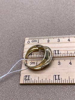 *Кольцо р.20 Белый Фианит цв  Лимонное, Белое арт. 01-5239-00-401-1121-42-419 (вес 4,61 г) - фото 342917