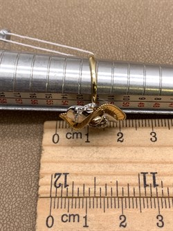 *Кольцо р.17 Белый Фианит цв  Лимонное, Белое арт. 01-5065-00-401-1121-48-611 (вес 2,5 г) - фото 342933