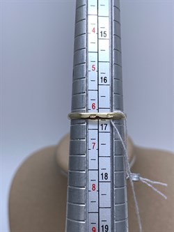 *Кольцо р.17 Белый Фианит цв  Лимонное, Белое арт. 01-5065-00-401-1121-48-611 (вес 2,5 г) - фото 342934