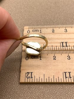 *Кольцо р.17 Белый Фианит цв  Лимонное, Белое арт. 01-5228-00-501-1121-38-546 (вес 2,96 г) - фото 342957 *Кольцо р.17 Белый Фианит цв  Лимонное, Белое арт. 01-5228-00-501-1121-38-546 (вес 2,96 г) - фото 342957